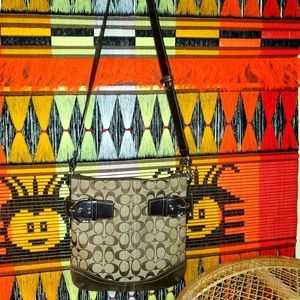 Vintage Coach monogram Crossbody